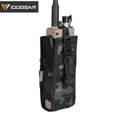 IDOGEAR Tactical Radio Pouch For PRC148/152 Walkie Talkie Holder MBITR MOLLE • $18.83