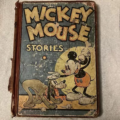 DISNEYANA-book-DAVID McKAY-1934-Mickey Mouse Stories # 2 • $24.99