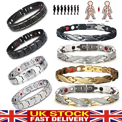 £3.99 • Buy Weight Loss Magnetic Healing Therapy Arthritis Bracelet Health Pain Relief Women