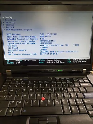 Lenovo ThinkPad T61 Laptop Intel No HDD No OS • $79.51