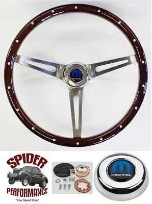 1961-1966 Dodge Steering Wheel MOPAR 15  MUSCLE CAR MAHOGANY • $204.90