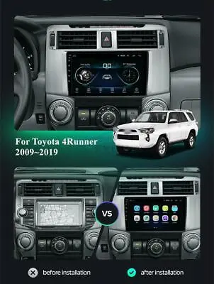 ANDROID 13 CAR STEREO RADIO GPS NAVI FM FOR TOYOTA 4RUNNER 2009-2019 Wireless • $152