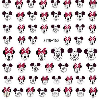 Mickey/Minnie Mouse Nail Art Water Decals-XIYU160 • $2.50