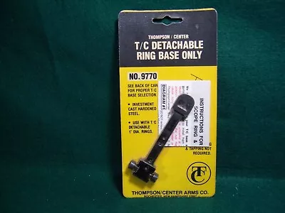 VINTAGE Thompson Center TC CONTENDER Scope Detachable Ring Base • $5