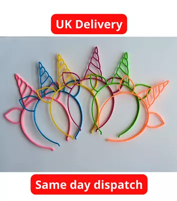 £2.49 • Buy Unicorn Headband Colourfull Party Head Accessory Birthday Kids Children Theme 