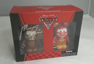 DISNEY PIXAR  CARS 2 VINYLMATION SET OF 2 Artist Signed • $29.99