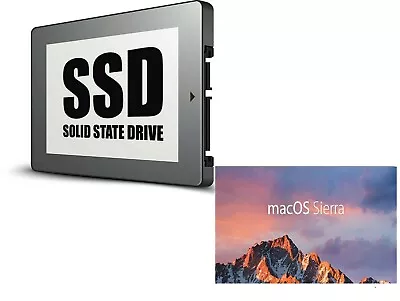 PRE-LOADED 256GB SSD MAC OS SIERRA 2.5” HDD For APPLE MACBOOK PRO & MAC MINI • $59.95