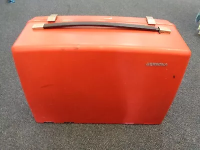 Vintage BERNINA 830 Sewing Machine Red Hard Carrying Case Cover • $89.99