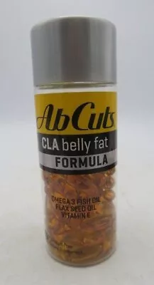 Ab Cuts CLA Belly Fat Formula Omega 3 Fish Oil Vitamin E 80 Softgels 04/2025^ • $12.99