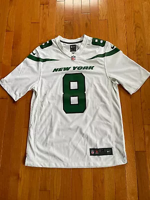 Aaron Rodgers #8 New York Jets Nike Men's Medium White  Jersey • $32.99