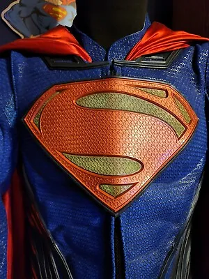 Real UD Replicas Authentic Superman Leather Suit Cape Henry Cavill Man Of Steel  • $5500