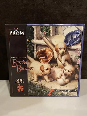 Prism 2007 Michael Jackson Baseball Buddies 500 Piece Jigsaw Puzzle Puppies  • $24.99