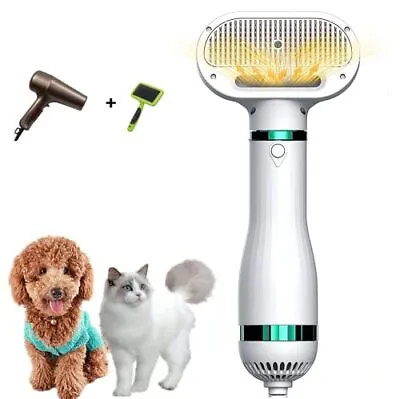 £23.99 • Buy Kikuo Pet Dog Hair Dryer Comb, Upgraded 2-in-1 Pet Grooming Hair Dryer With