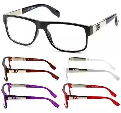 Mens Womens DG Eyewear Square Clear Lens Eye Glasses Fashion Designer Frame Nerd • $9.95