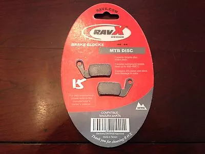 New Ravx Design Brake Blocks MTB Disc Magura Marta Free Shipping • $9.99