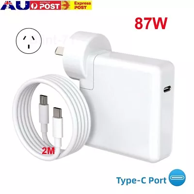 PD 87W USB C Power Adapter Charger Type C Cord For Apple Macbook Air Pro Laptop • $25.99