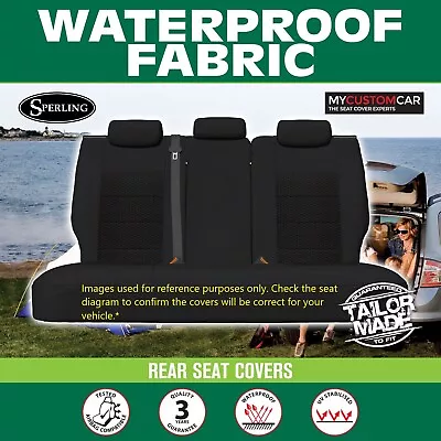 For Toyota Corolla ZRE182 Hatch 2012-2018 Waterproof Fabric REAR Seat Cover Car • $169