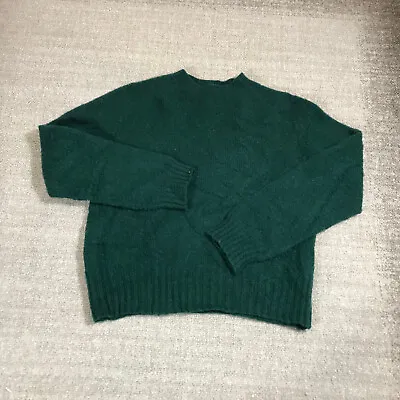 YMC Sweater Womens Extra Small Pullover Scotland Green You Must Create Kurt • £51.42