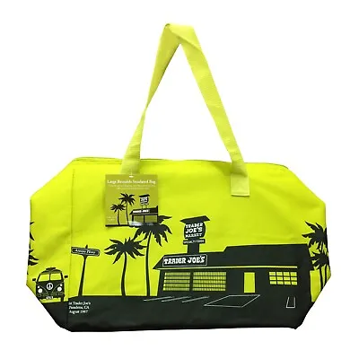$19.99 • Buy Trader Joe's Large Reusable Insulated Grocery Cooler Shopping Travel Bag  NEW