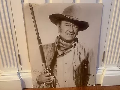 Collectors! Vintage John Wayne Western Movie Poster Sepia Photography  • $50
