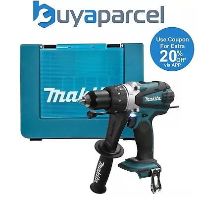 Makita DHP458 DHP458Z 18v Lithium Ion LXT Combi Hammer Drill Rp - BHP458Z & Case • £118.99