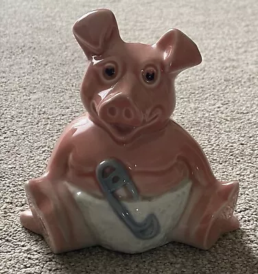 Vintage Wade Natwest Pig Piggy Bank With Stopper - Baby Woody • £12