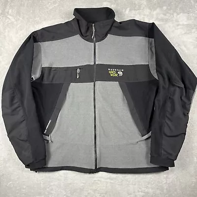 Mountain Hardwear Windstopper Jacket Mens 2XL XXL Gray Fleece Gore Outdoors • $44.90