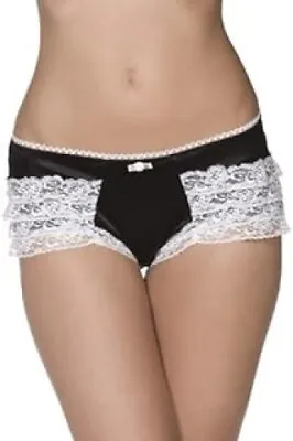 Smiffys White Ruffled Knickers Size 8-10 Elasticated Maid & Waiter Theme • £9.95