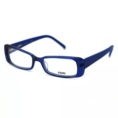 Fendi Women's Eyeglasses F906 442 Blue 51 16 135 Frames Rectangular • $29.95