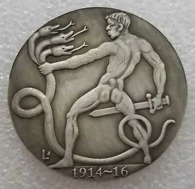 WW1 German Welkrieg 1914 Coin World War One Medal Propaganda Memorabilia Repro • £6.95