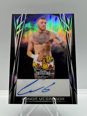 CONNOR McGREGOR 2024 Leaf Vibrance Midnight VM-CMG Auto 3/3 • $155.50