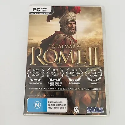 TOTAL WAR: ROME II 2 PC Game Used (DVD-Rom) - 3 Disc And Manual • $26.88