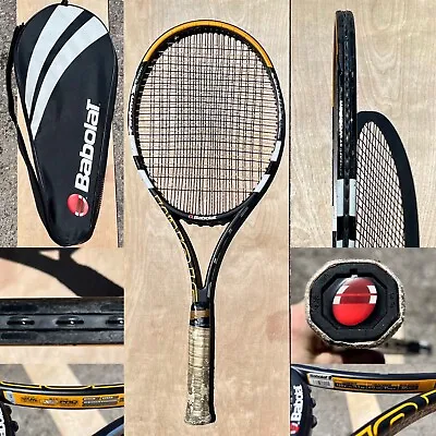 Babolat Pure Storm Ltd Tennis Racquet And Bag - 4 1/8 • $100