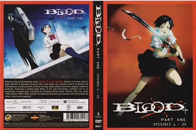 Blood+ Plus TV Anime Complete Collection Series English (DVD 2009) Episode 1-50 • $59