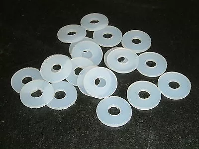 M4 M5 M6 And M8 Nylon Washers 1.6mm Thk- Various Quantities Available • £2.15