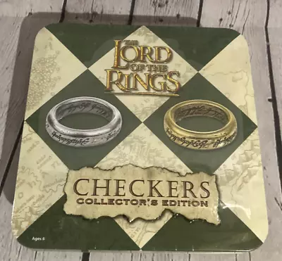 The Lord Of The Rings Checkers Collectors Edition Storage Tin Factory Sealed New • £19.29