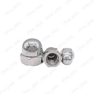 304 Stainless Steel Hex Cap Nuts Hex Acorn Nuts 6# 8# 10# 1/4 5/16 3/8 1/2 3/4 • $15.95