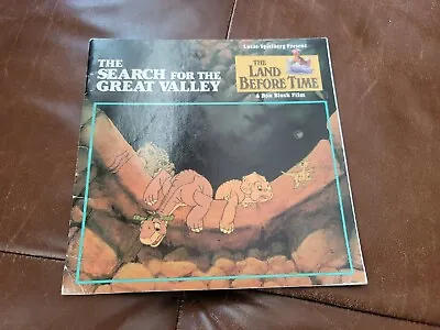 $7.20 • Buy The Search For The Great Great Valley The Land Before Time Vintage Book