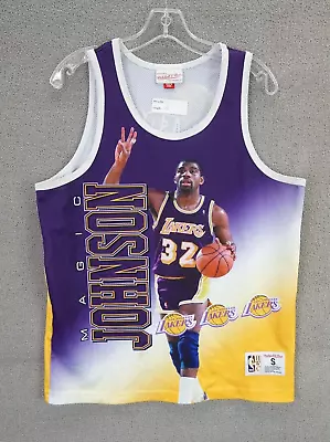 Mitchell & Ness Los Angeles Lakers Earvin  Magic  Johnson Tank Top T-shirt Small • $27.99