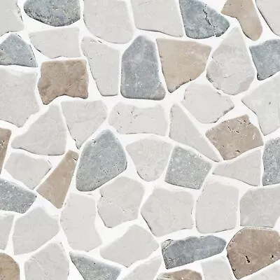 Sea Sand Random Mosaic Wall & Floor Tile ($10.62/SqFt) • $47.78