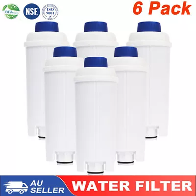 6PACK Water Filter For Delonghi Magnifica S Automatic Coffee Machine ECAM22110SB • $51.99