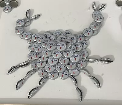 Michelob Ultra Beer Bottle Cap Crab Wall Art • $30