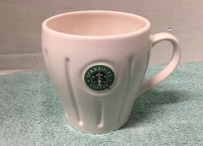 Starbucks Vintage 2003 Barista White Ribbed Coffee Tea Mug Cup Mermaid Logo • $12.99