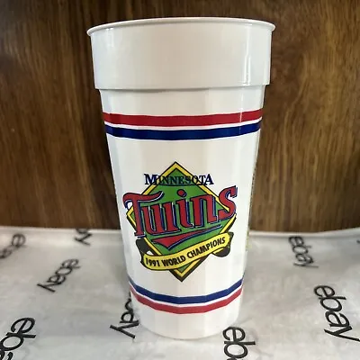 Vintage MLB Baseball Minnesota Twins 1991 World Champions Metrodome Cup • $13.99