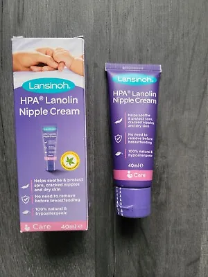 Lansinoh HPA Lanolin Nipple Cream For Sore Nipple & Cracked Skin • £8.50