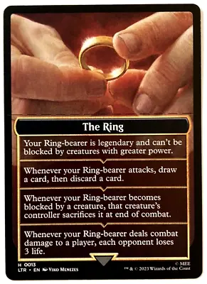 MTG The Ring The Ring Tempts You *HELPER TOKEN* The Lord Of The Rings 13 NM • $3.99