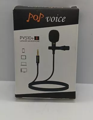 Pop Voice PV510+ Lavalier Microphone • $16.18