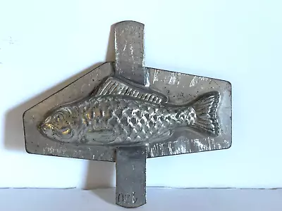 Antique Vintage Fish Chocolate Mold.   Matfer - Paris France.  5 1/2  Long. • $95