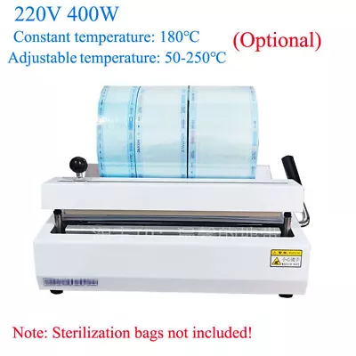 Sterilization Bag Sealing Machine Disinfection Packaging Dental Sealer 220V 400W • £159.99