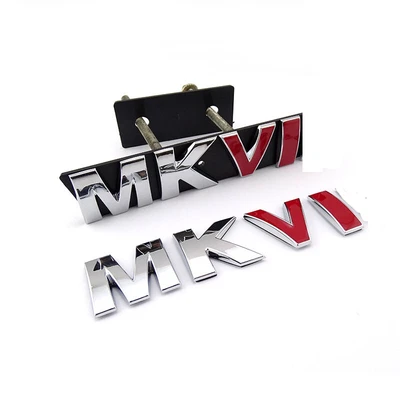 $6.88 • Buy 3D Auto Decal Grill Emblem Rear Truck Badge Car Sticker For  VW Golf MK6 MKVI